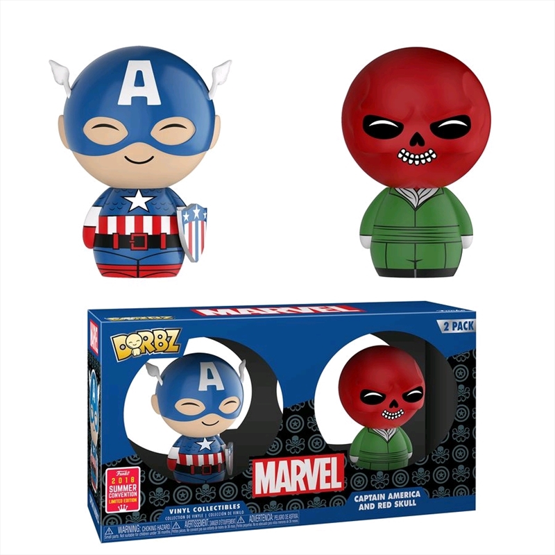 Captain America - Captain America & Red Skull SDCC 2018 US Exclusive Dorbz 2-pack [RS]/Product Detail/Funko Collections