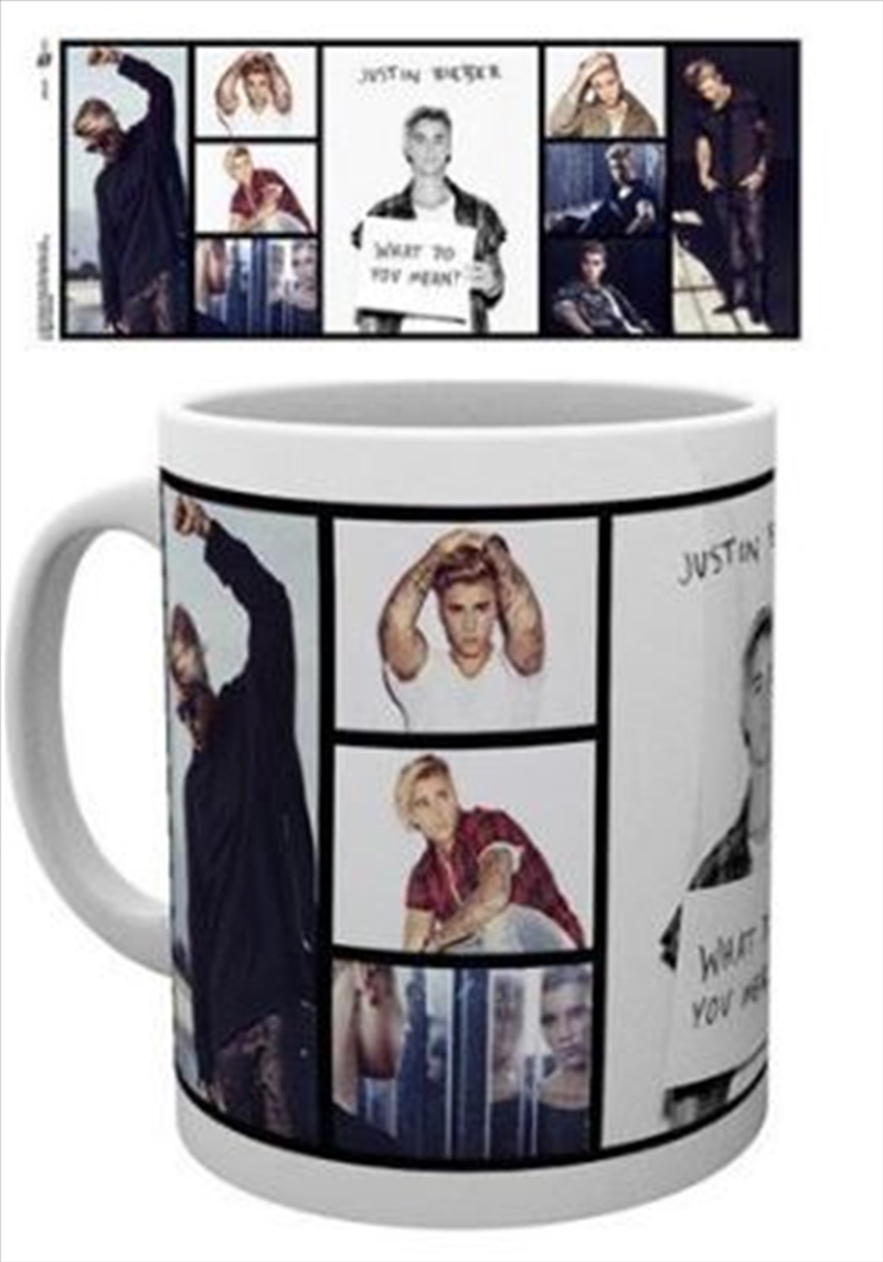 Justin Bieber Grid Mug/Product Detail/Mugs