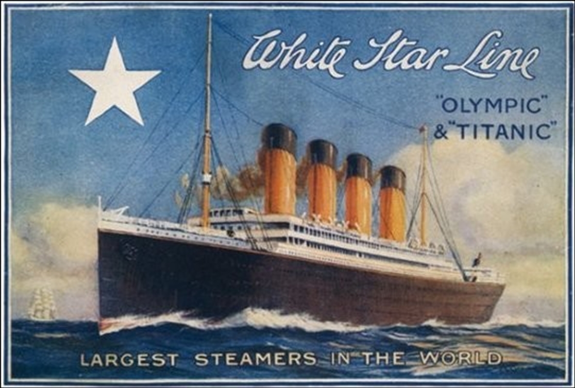 Titanic White Star Line Print/Product Detail/Posters & Prints