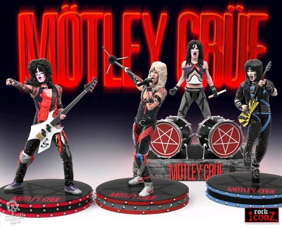 Buy Motley Crue Rock Iconz Statue Set of 4 in