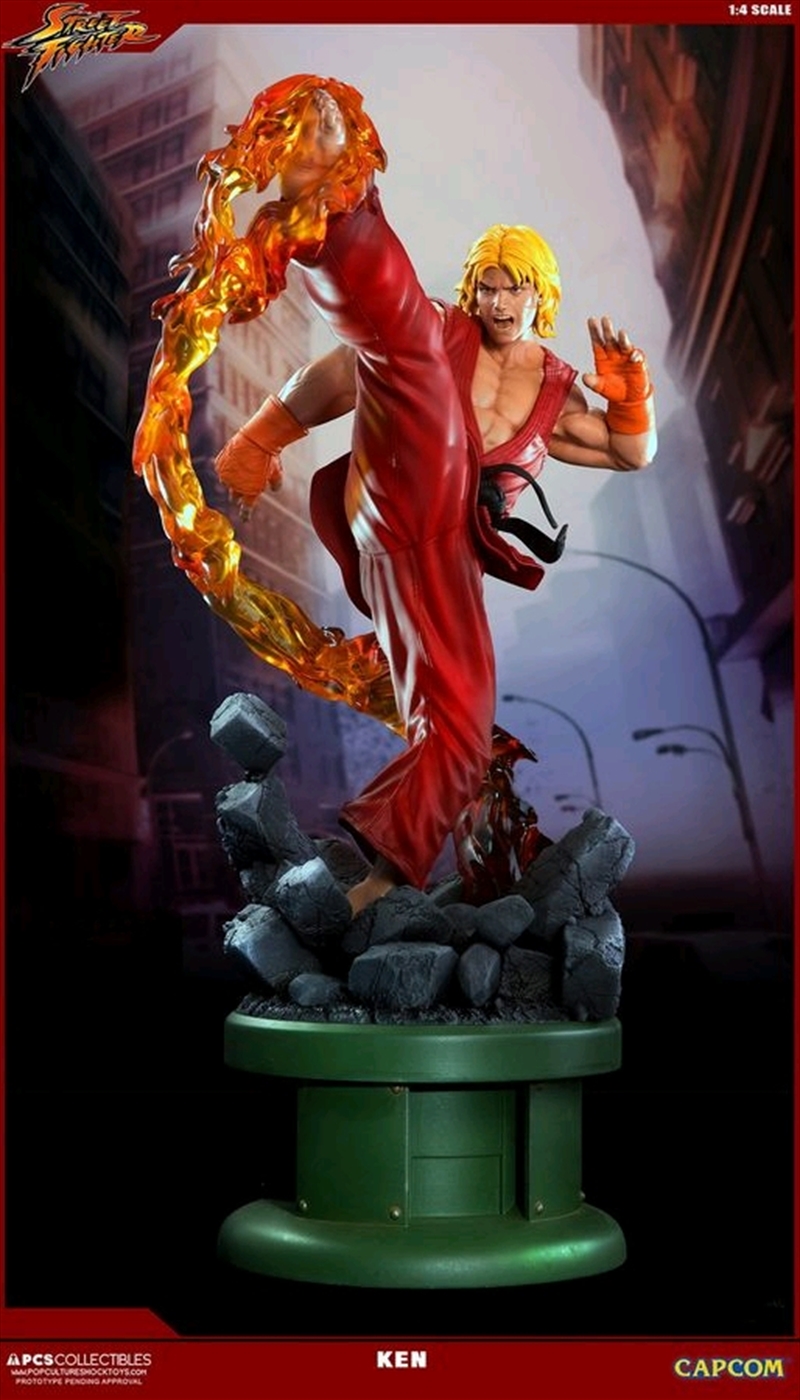Street Fighter - Ken Masters 1:4 Scale Ultra Statue with Dragon Flame/Product Detail/Statues
