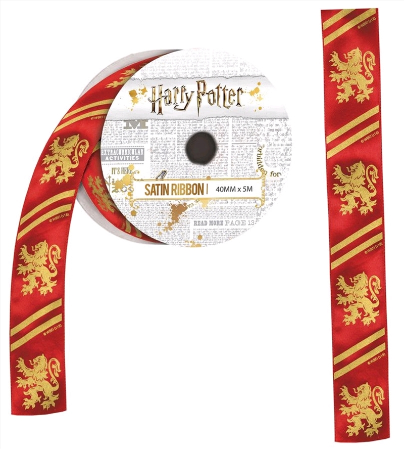 Buy Harry Potter Gryffindor Satin Ribbon (5 metres) Sanity