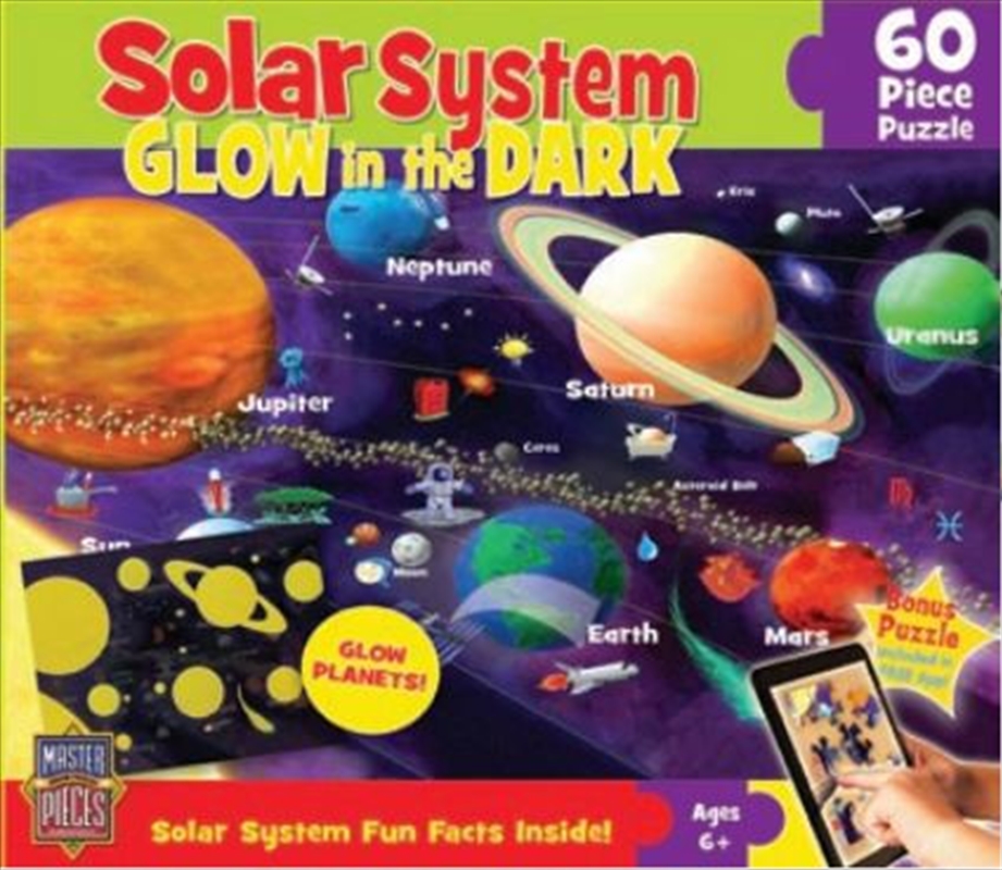 Solar System Glow 60pc Puzzle/Product Detail/Education and Kids