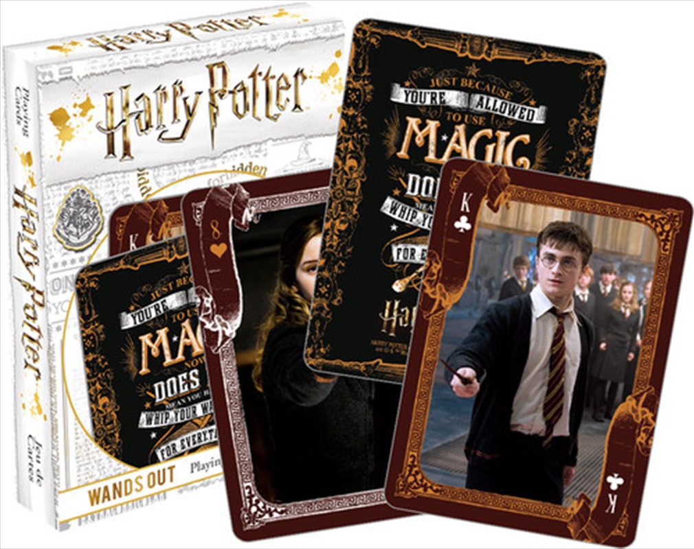 Harry Potter Wands Out Playing Cards/Product Detail/Card Games