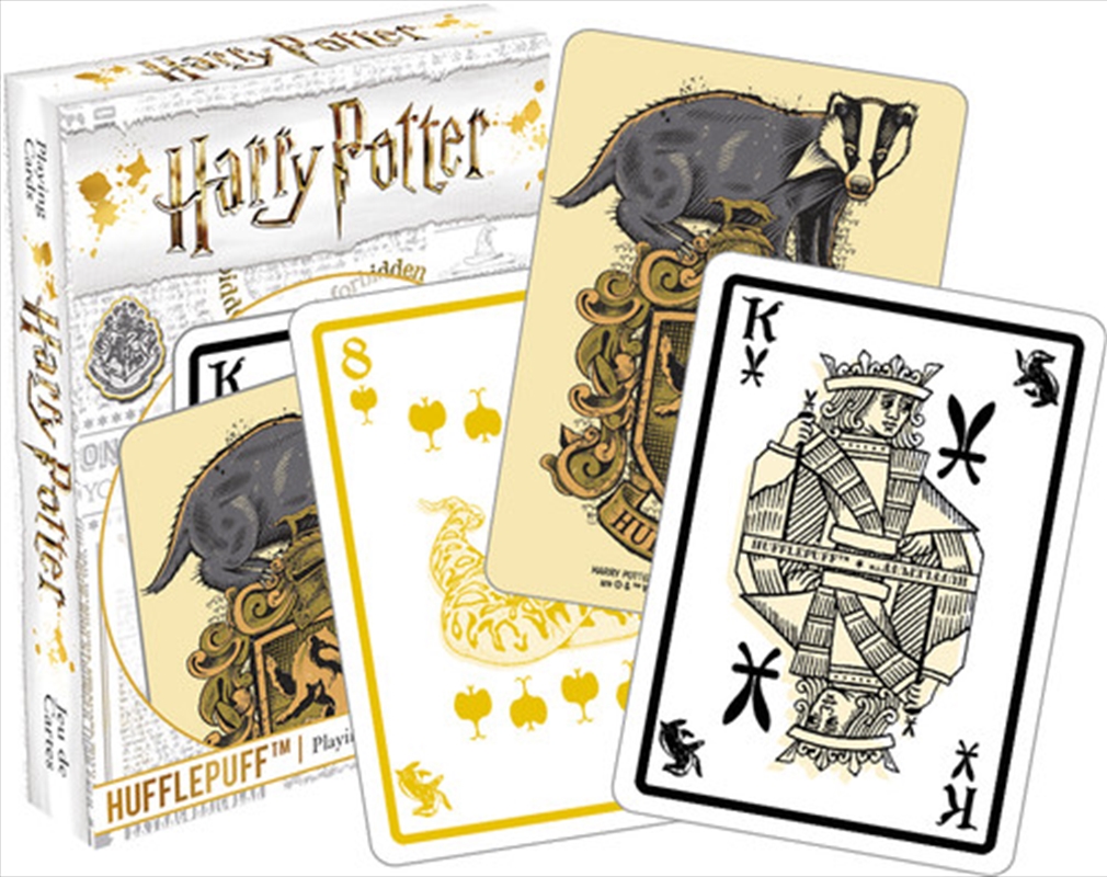 Harry Potter Hufflepuff Playing Cards | Merchandise
