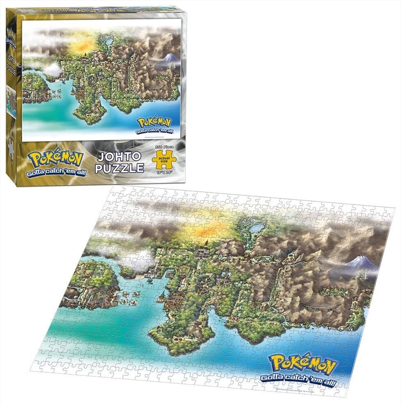 Pokemon Johto Map 550 Piece Puzzle/Product Detail/Film and TV