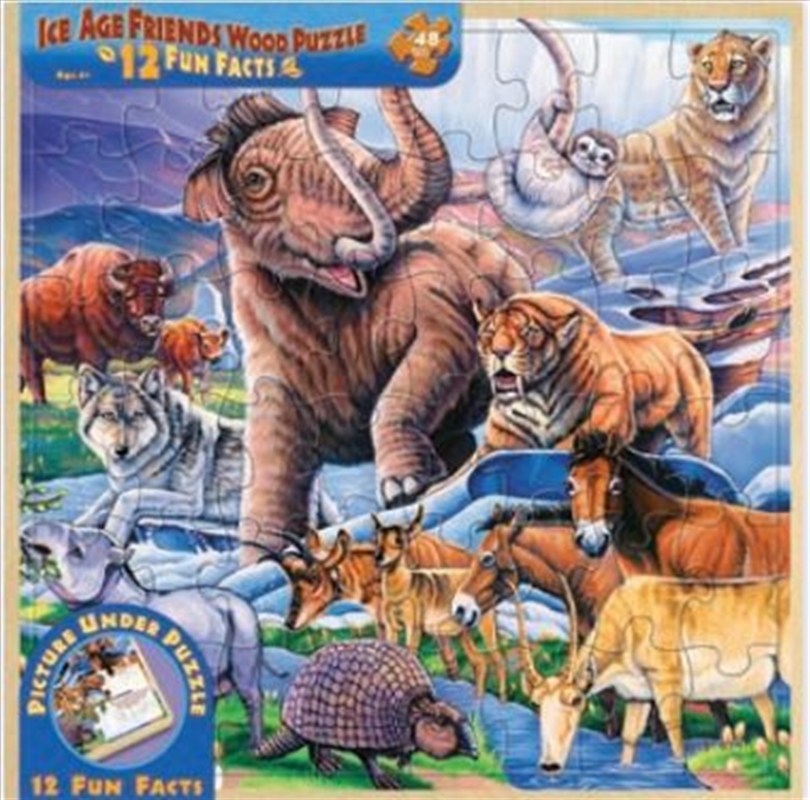 Masterpieces Puzzle Wood Fun Facts Ice Age Friends Puzzle 48 pieces/Product Detail/Nature and Animals
