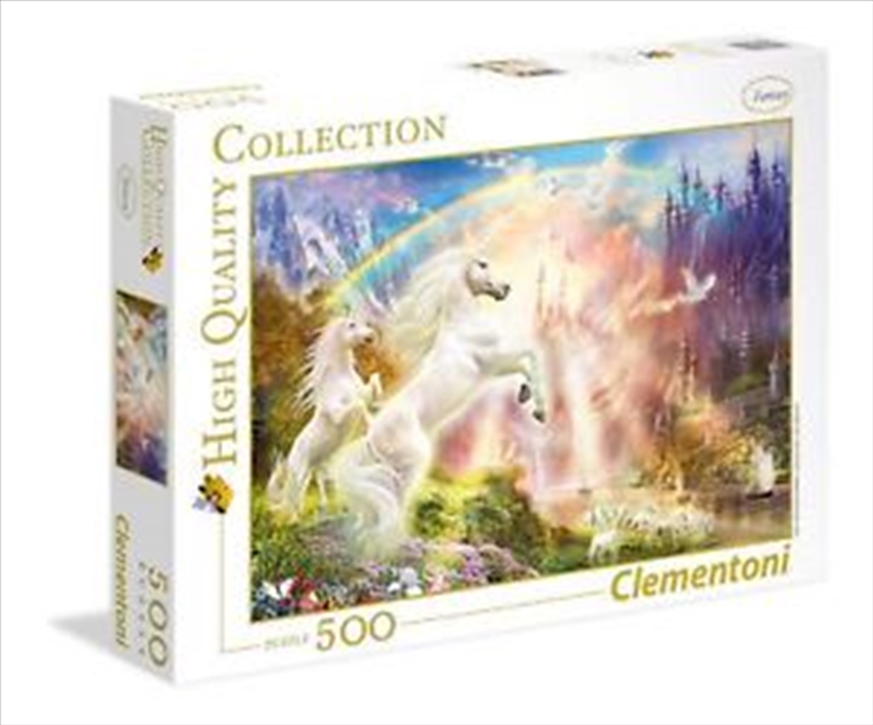 Sunset Unicorns 500 Piece Puzzle/Product Detail/Nature and Animals