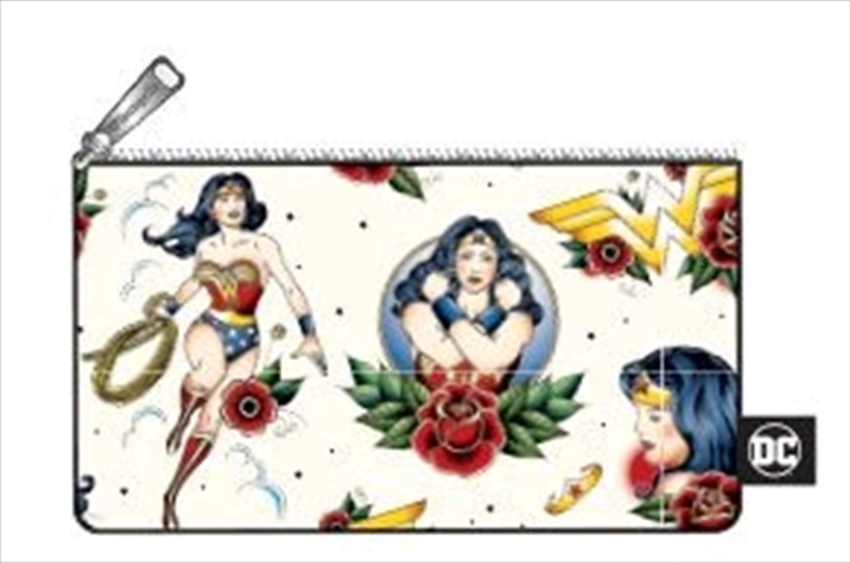 Loungefly - Wonder Woman - Tattoo Print Pencil Case/Product Detail/Pencil Cases