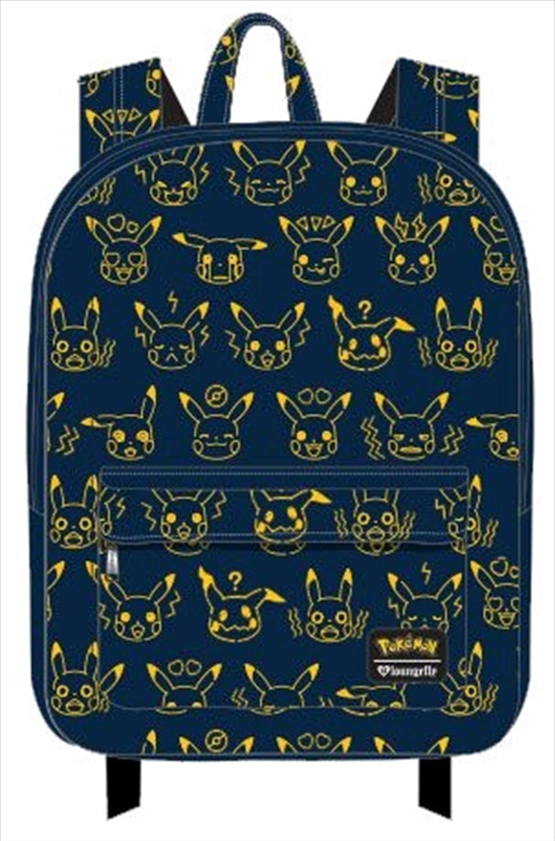 Loungefly - Pokemon - Pikachu Expressions Print Backpack/Product Detail/Bags