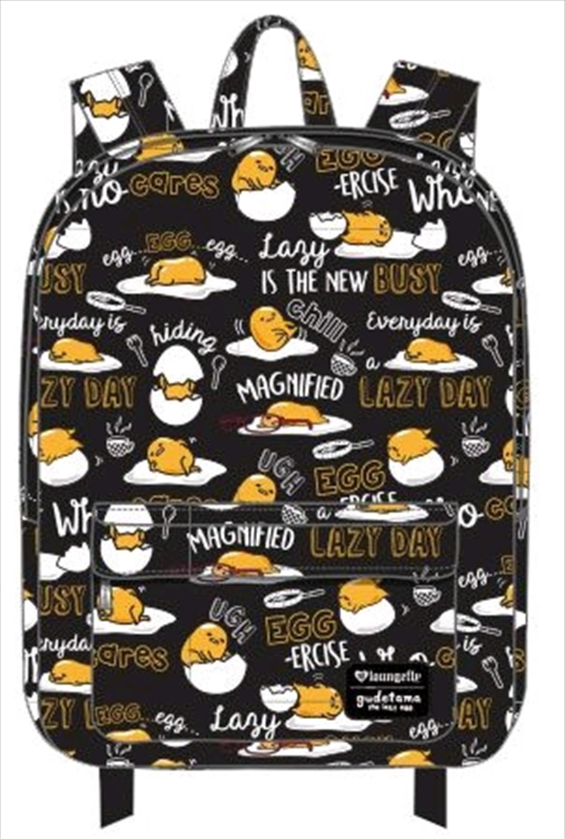 Loungefly - Gudetama - Lazy Print Backpack/Product Detail/Bags