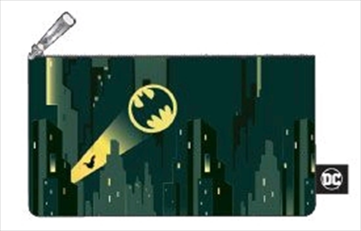 Loungefly - Batman - Gotham with Bat Signal Pencil Case/Product Detail/Pencil Cases