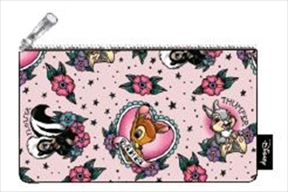 Loungefly - Bambi - Bambi and Thumper Tattoo Print Pencil Case/Product Detail/Pencil Cases