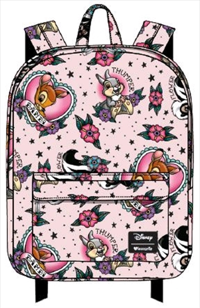 Loungefly - Bambi - Bambi and Thumper Tattoo Print Backpack/Product Detail/Bags