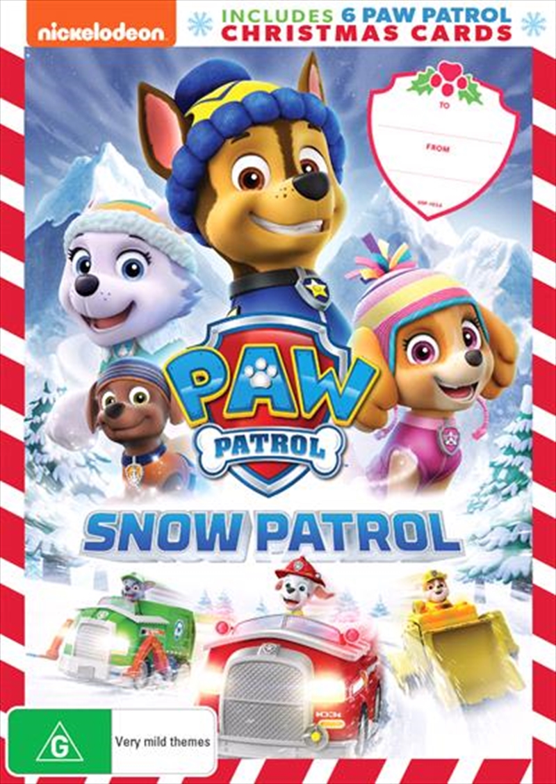 Paw Patrol - Snow Patrol  X'mas Cards/Product Detail/Animated