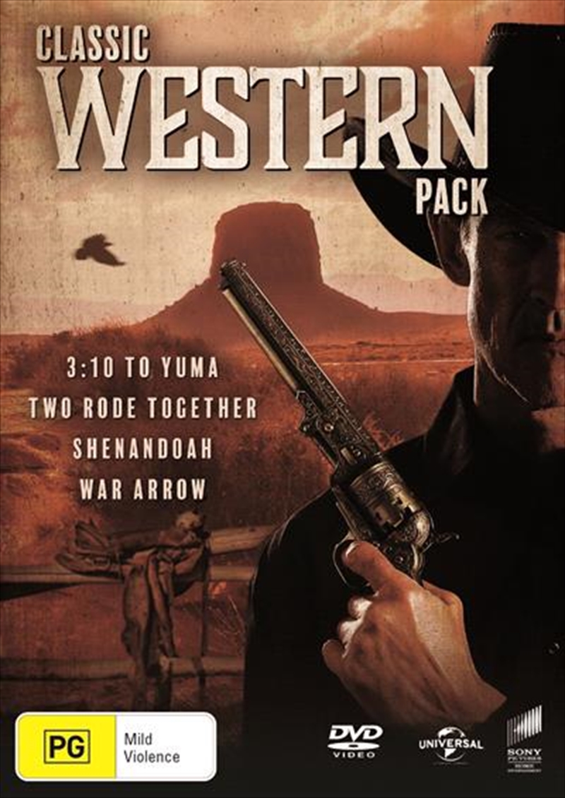 3-10 To Yuma / Two Rode Together / Shenandoah / War Arrow  4 Pack - Western Pack/Product Detail/Western