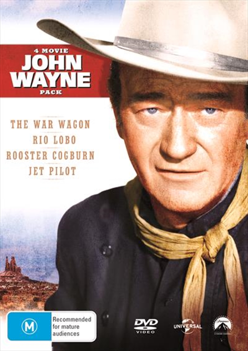 John Wayne 4 Pack: War Wagon / Rio Lobo / Rooster Cogburn / Jet Pilot/Product Detail/Western