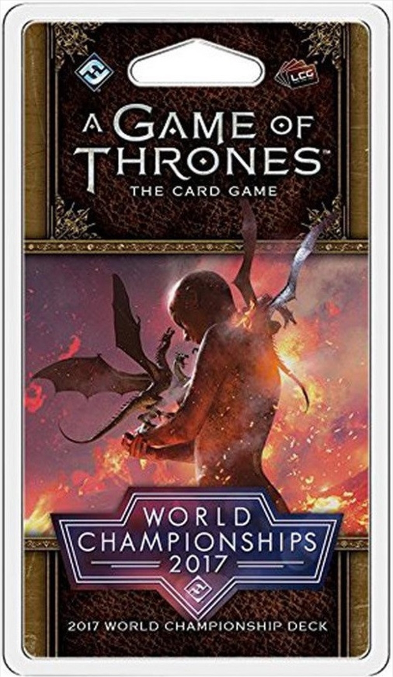 A Game of Thrones LCG -2017 Joust World Championship Deck/Product Detail/Card Games