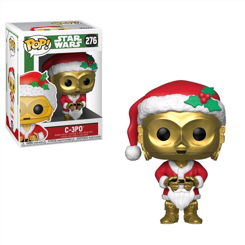 Star Wars - C-3PO as Santa Pop! Vinyl	/Product Detail/Movies