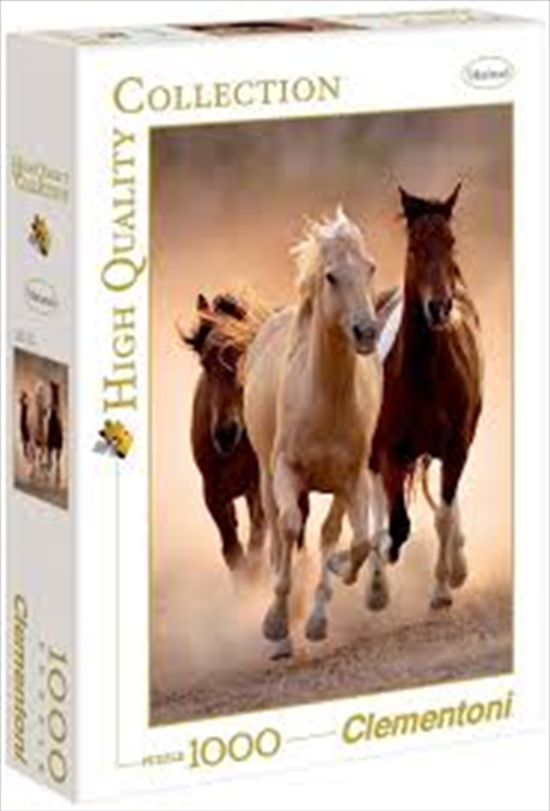 Running Horses 1000 Piece Puzzle/Product Detail/Nature and Animals
