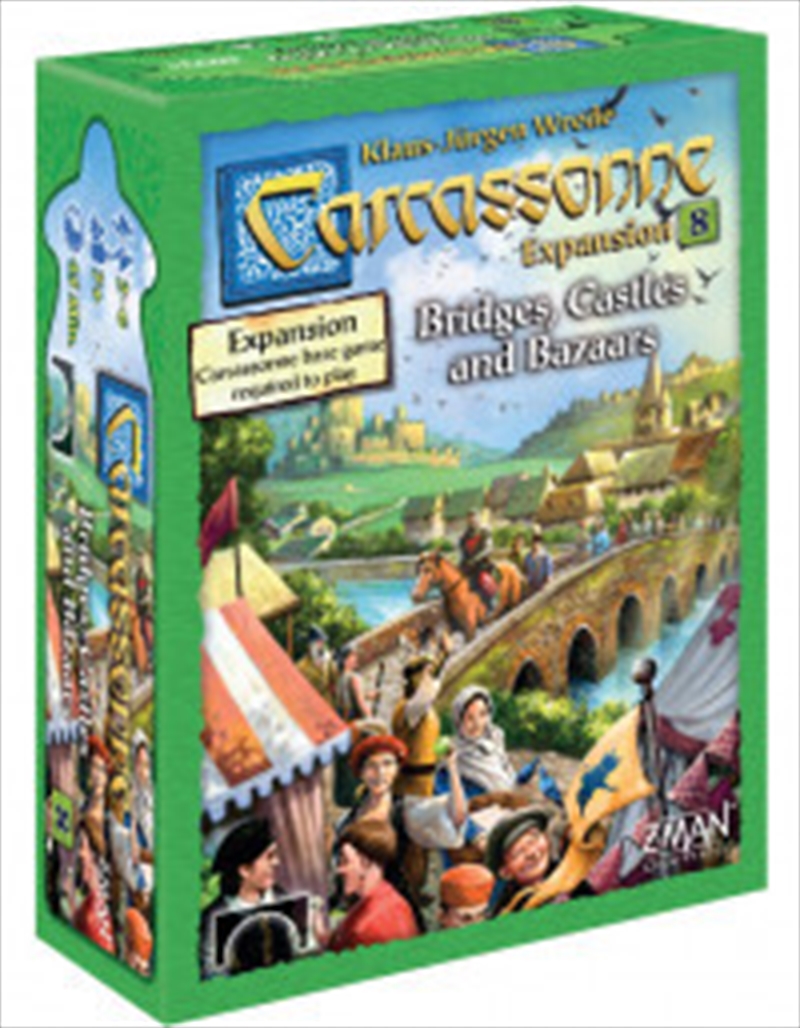 Carcassonne Expansion 8 Bridges, Castles and Bazaars/Product Detail/Board Games