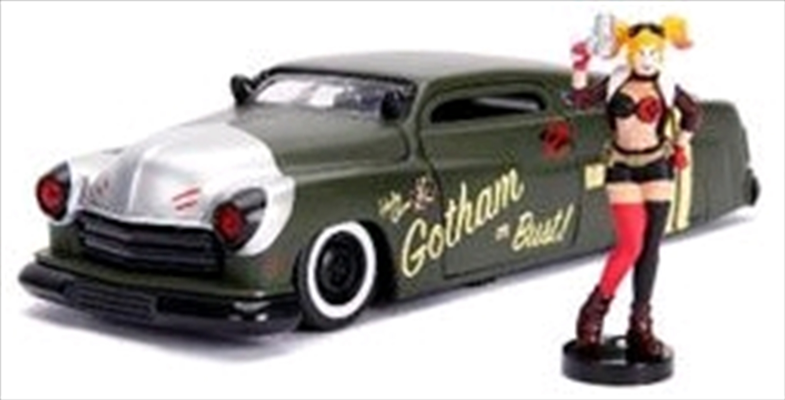 DC Bombshells - Harley Quinn 1951 Mercury 1:24 Scale Hollywood Rides Diecast Vehicle/Product Detail/Figurines