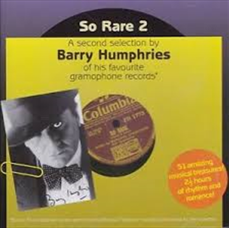 Barry Humphries So Rare - Volume 2/Product Detail/Music CD Albums & Vinyl Records