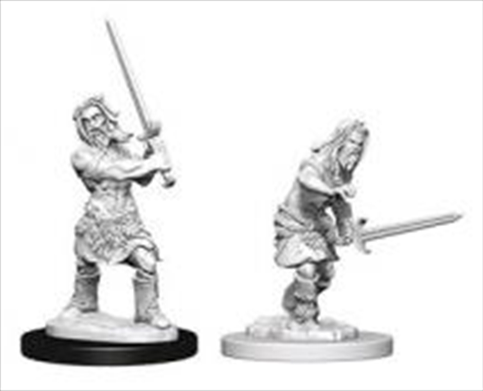 Pathfinder - Deep Cuts Unpainted Miniatures: Human Male Barbarian/Product Detail/RPG Games