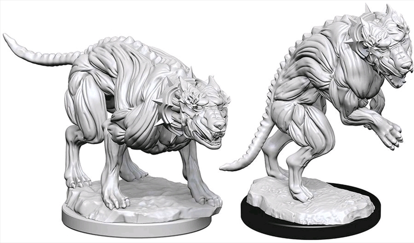 Pathfinder - Deep Cuts Unpainted Miniatures: Hell Hounds/Product Detail/RPG Games