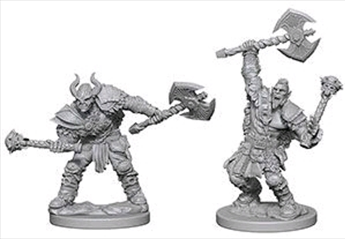 Pathfinder - Deep Cuts Unpainted Miniatures: Half-Orc Male Barbarian/Product Detail/RPG Games