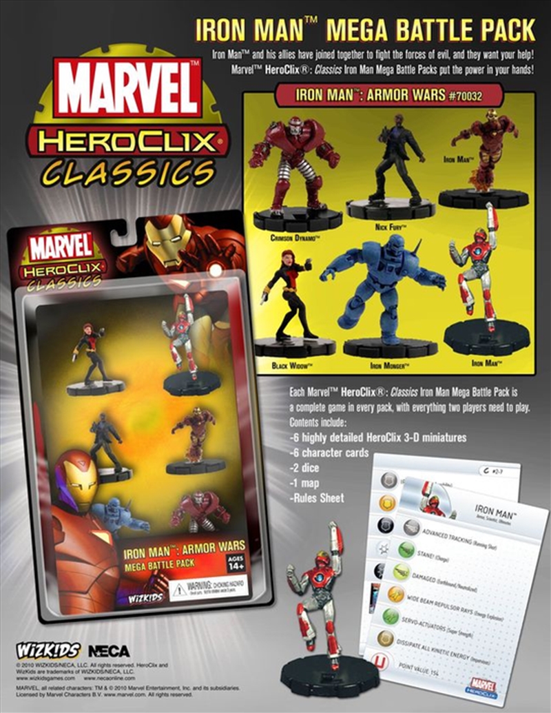 Heroclix - Iron Man Armor Wars - Battle Pack 6-Pack/Product Detail/Board Games
