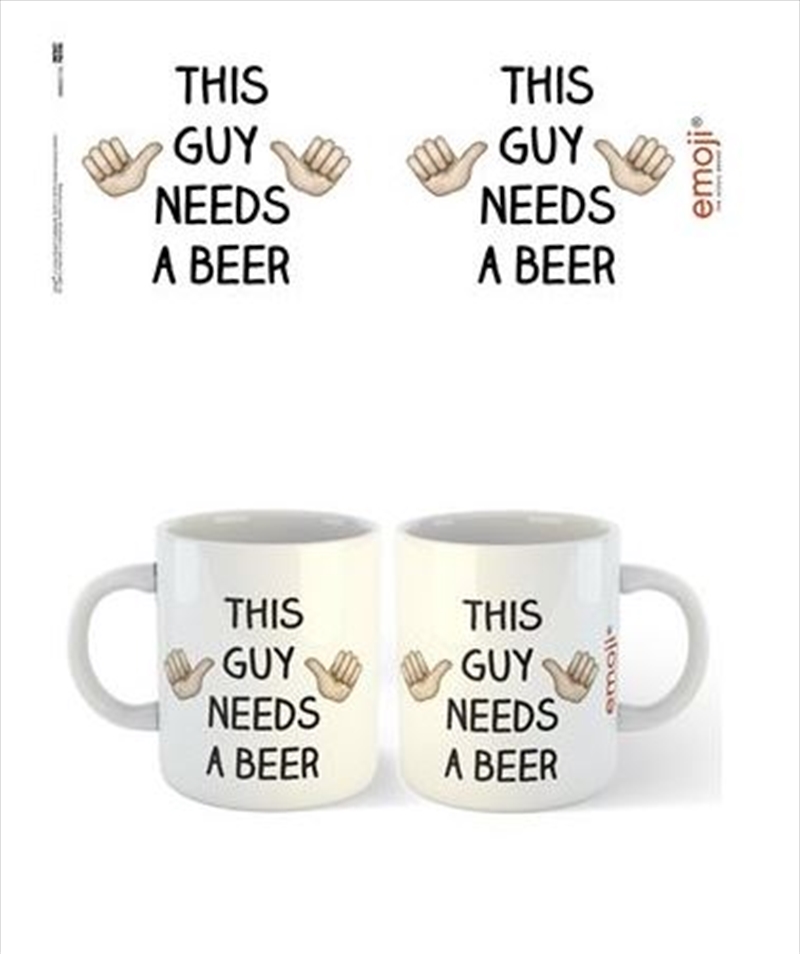 emoji - This Guy Needs A Beer | Merchandise