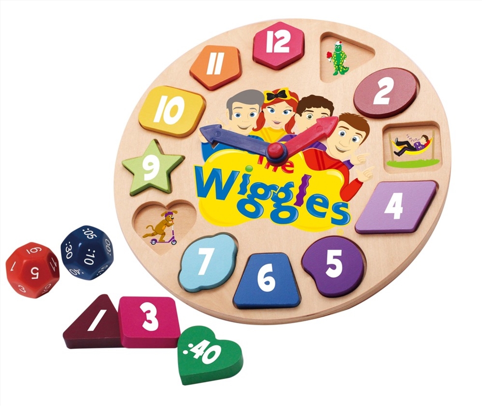 Wooden Clock - The Wiggles/Product Detail/Clocks