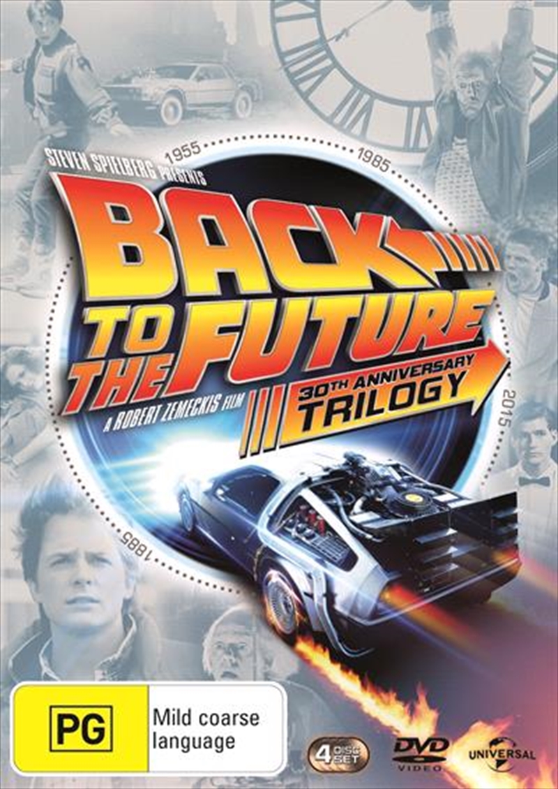Buy Back To The Future Triple Movie Box Set on DVD | Sanity