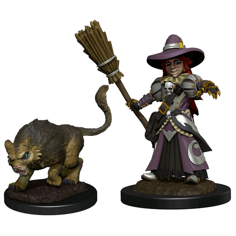 Wardlings - Girl Witch & Witch's Cat Pre-Painted Minis | Merchandise
