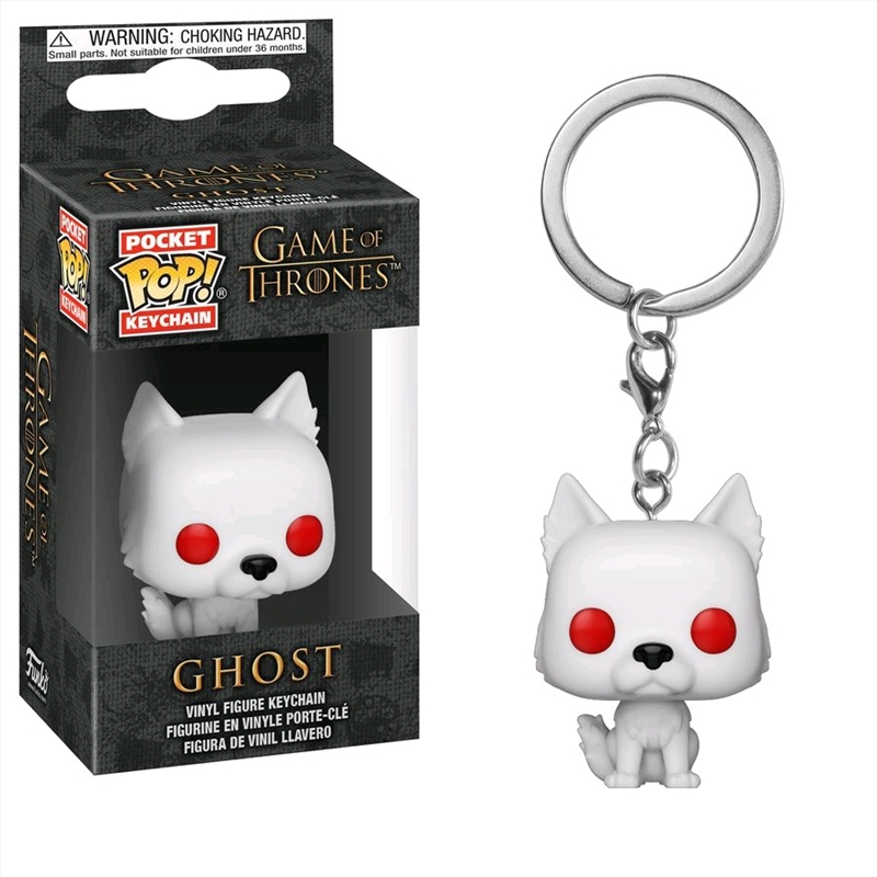 Game of Thrones - Ghost Pocket Pop! Keychain/Product Detail/TV