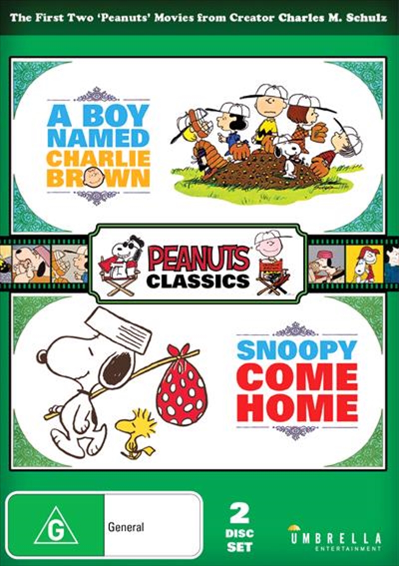A Boy Named Charlie Brown / Snoopy, Come Home | DVD