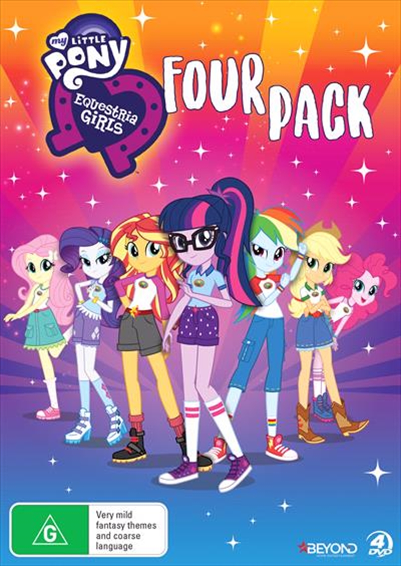 Buy My Little Pony - Equestria Girls 4 Pack on DVD | Sanity
