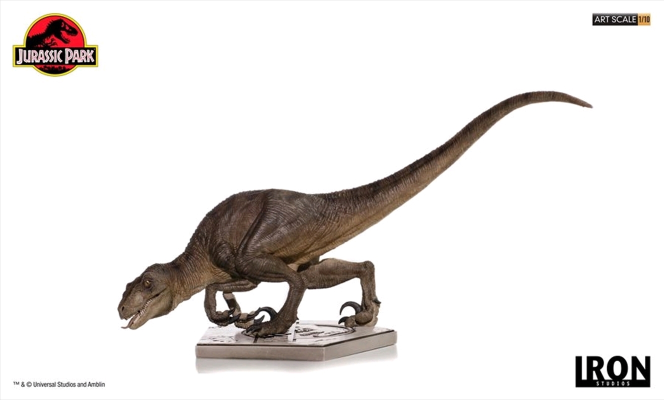 Jurassic Park - Velociraptor Crouching 1:10 Scale Statue/Product Detail/Statues