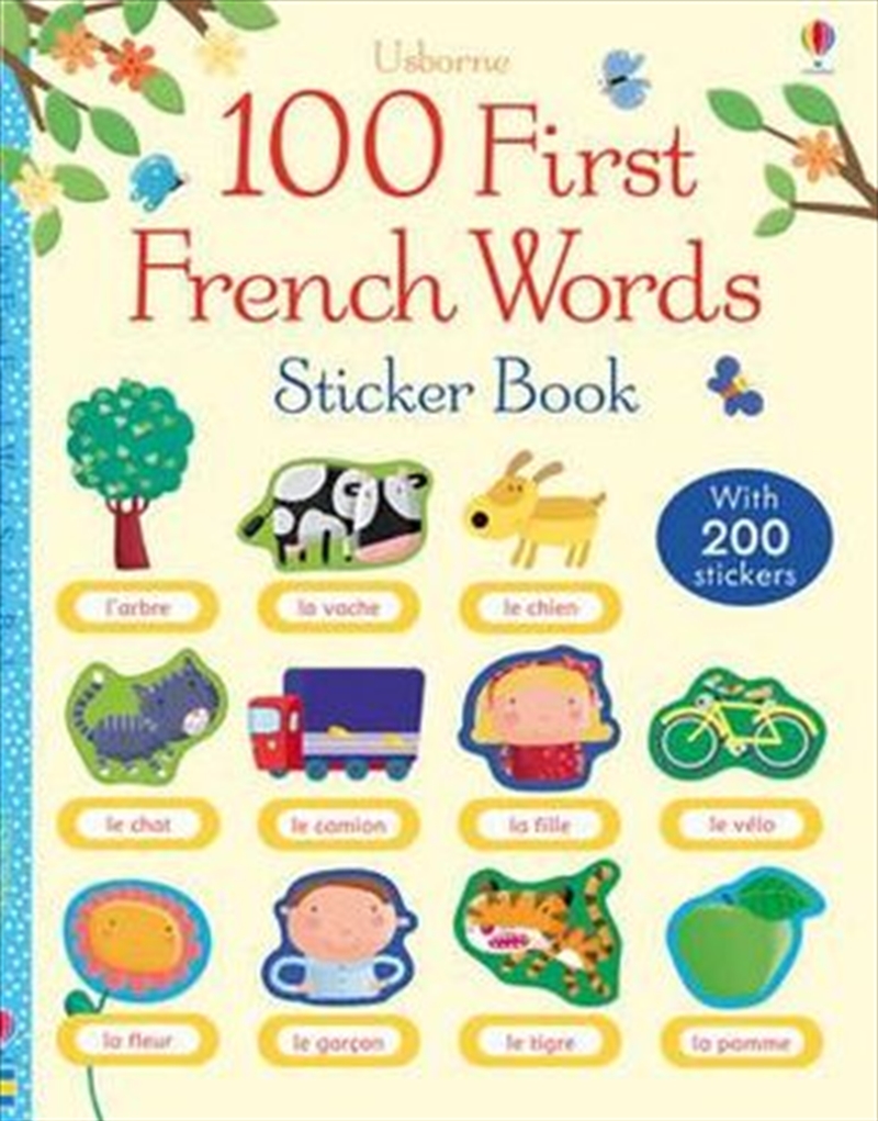 100 First Words in French Sticker Book/Product Detail/Stickers