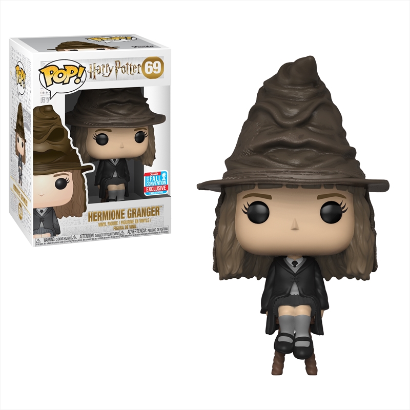 Harry Potter - Hermione with Sorting Hat NYCC 2018 Exclusive Pop! Vinyl [RS]/Product Detail/Movies