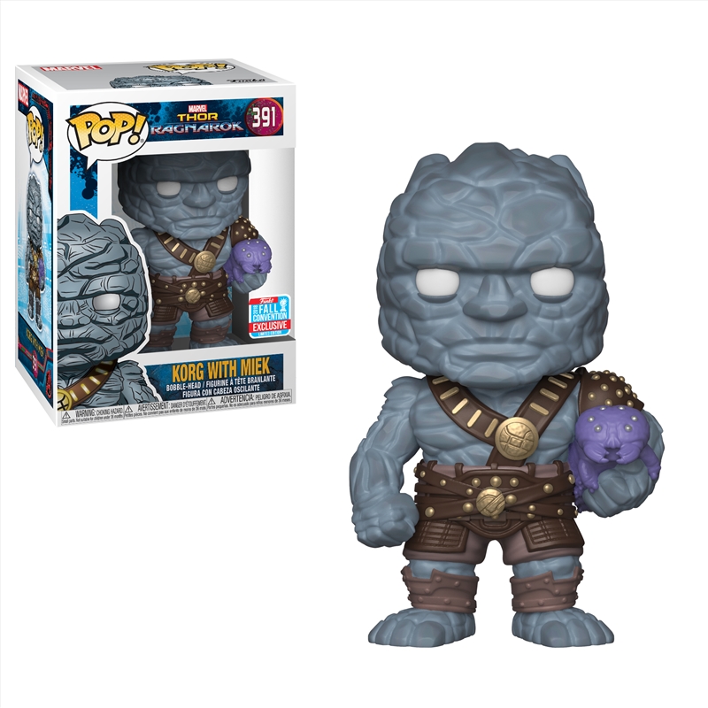 Thor 3: Ragnarok - Korg & Miek NYCC 2018 Exclusive Pop! Vinyl [RS]/Product Detail/Convention Exclusives