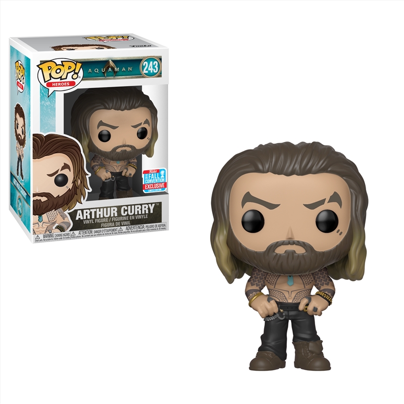 Aquaman - Arthur Curry NYCC 2018 Exclusive Pop! Vinyl [RS]/Product Detail/Movies