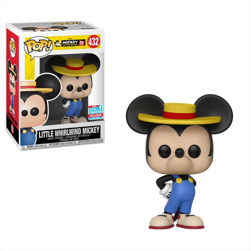 Mickey Mouse - 90th Anniversary Little Whirlwind Mickey NYCC 2018 Exclusive Pop! Vinyl [RS]/Product Detail/TV
