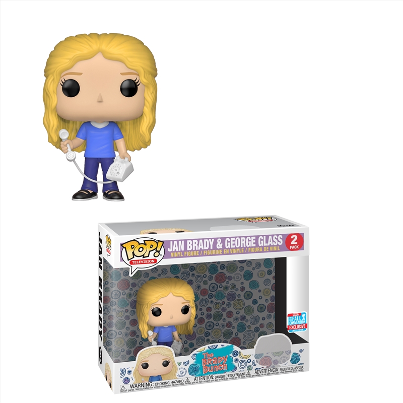 Brady Bunch - Jan Brady & George Glass NYCC 2018 Exclusive Pop! Vinyl 2-pack [RS]/Product Detail/Convention Exclusives