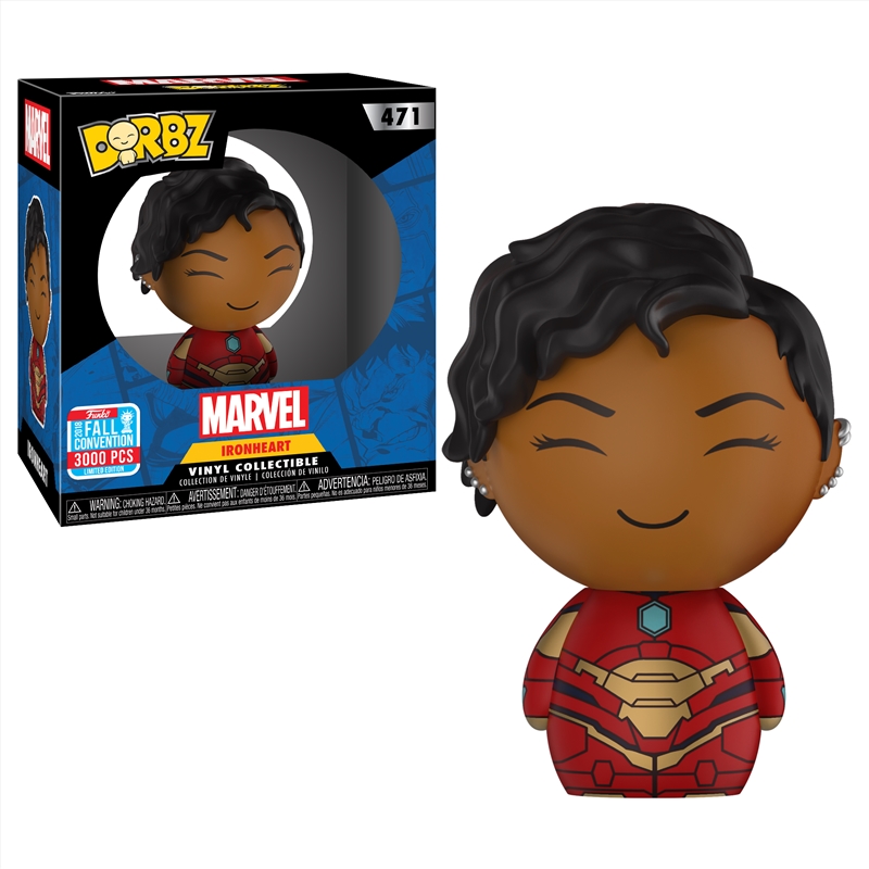 Iron Man - Ironheart Unmasked NYCC 2018 Exclusive Dorbz [RS]/Product Detail/Funko Collections