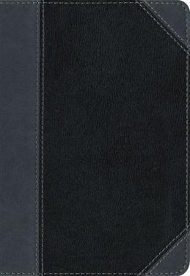 NIV, Thinline Bible, Leathersoft, Black/Gray, Red Letter Edition, Comfort Print/Product Detail/Religion & Beliefs