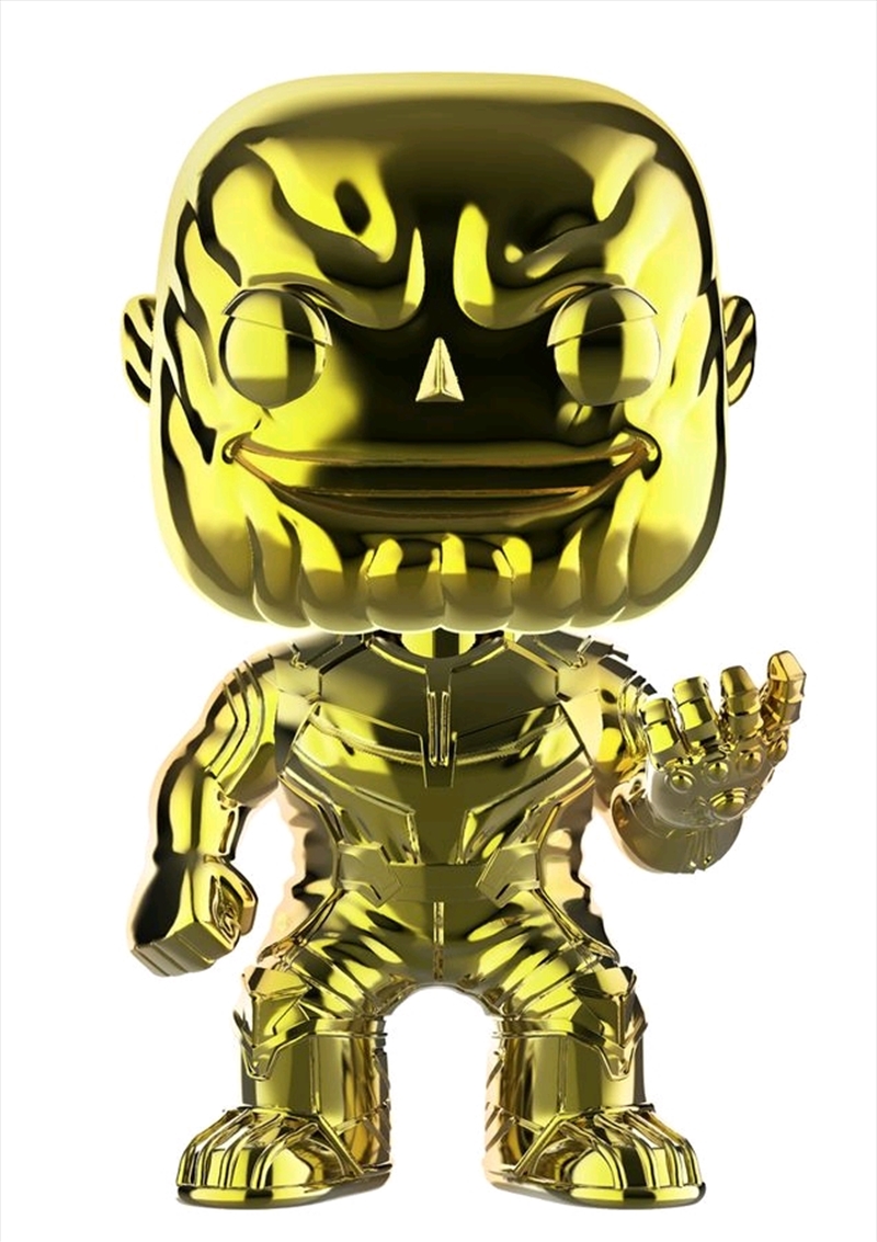 Avengers 3: Infinity War - Thanos Yellow Chrome US Exclusive Pop! Vinyl [RS]/Product Detail/Movies
