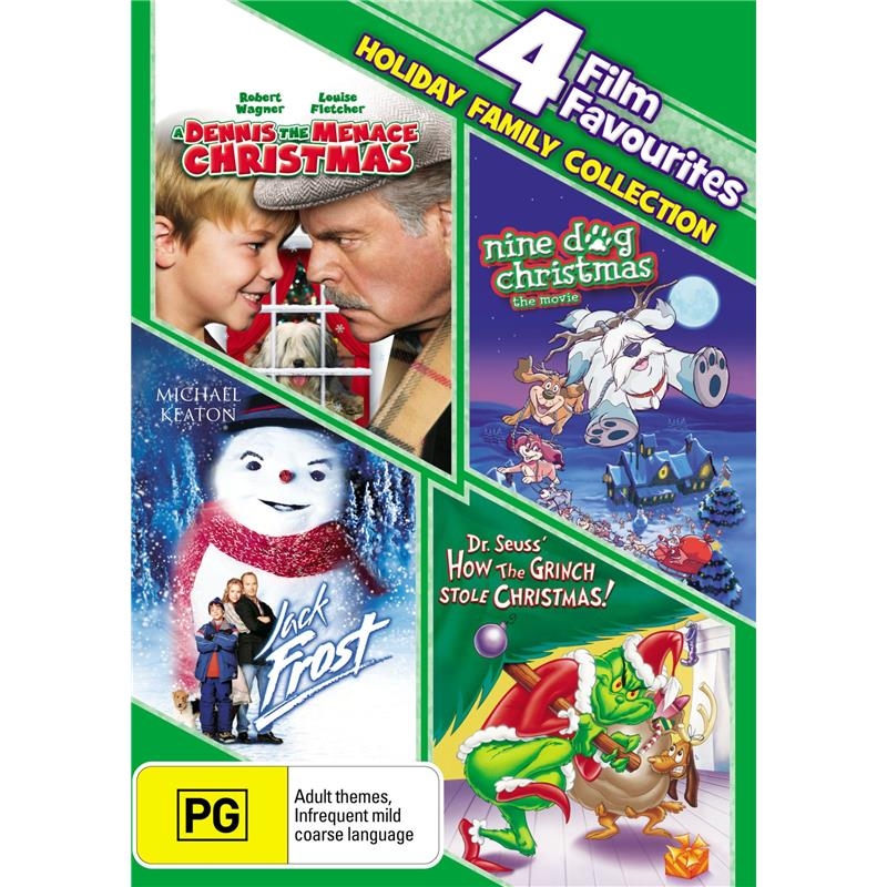 Jack Frost / Dennis The Menace Christmas / Nine Dog Christmas / How The Grinch Stole Christmas/Product Detail/Family