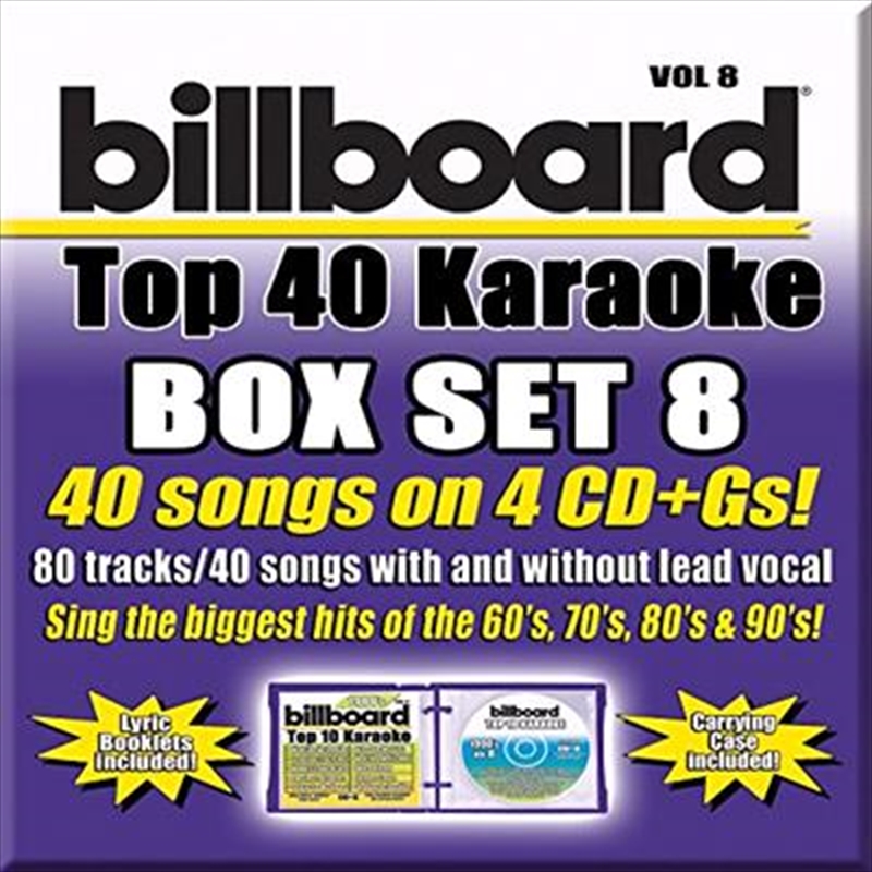 Billboard Top 40 Box Set - Vol 8/Product Detail/Karaoke